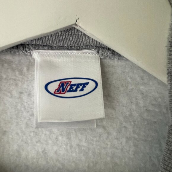 NEFF East Hampton Bonackers Gray Pullover Sweatshirt Sewn Stitched Size XL - Picture 2 of 3